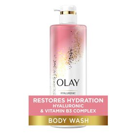 Olay Cleansing & Nourishing Liquid Body Wash with Vitamin B3 and Hyaluronic Acid, 20 fl oz