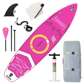 Inflatable Stand Up Paddle Board with Premium iSUP Bundle Accessory Pack, Durable, Lightweight with Stable Wide Stance - SUP for All Skill Levels