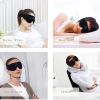 Sleeping Mask 3D Eye Mask HeadSet Headband Soft Elastic Comfortable Wireless Music Headset Eye Mask With Mic For Side Sleepers