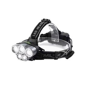 Rechargeable Headlamp for Camping Cycling Hiking Hunting (Type: Headlamp, Color: As pic show)