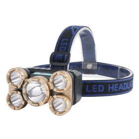 Rechargeable Headlamp for Camping Cycling Hiking Hunting (Type: Headlamp, Color: As pic show A)